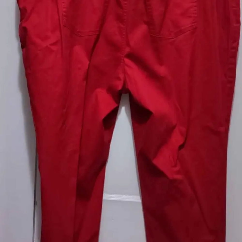 SALE!  Plus Size Red Pants NWOT - Picture 11 of 12